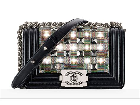 chanel light up boy bag